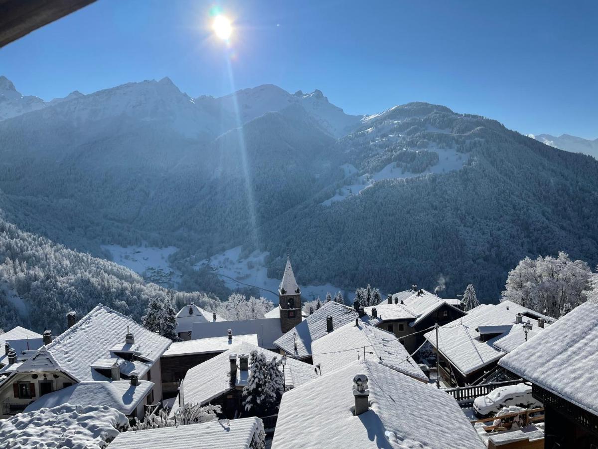 Chalet Rayon De Soleil Gryon Villars Luaran gambar