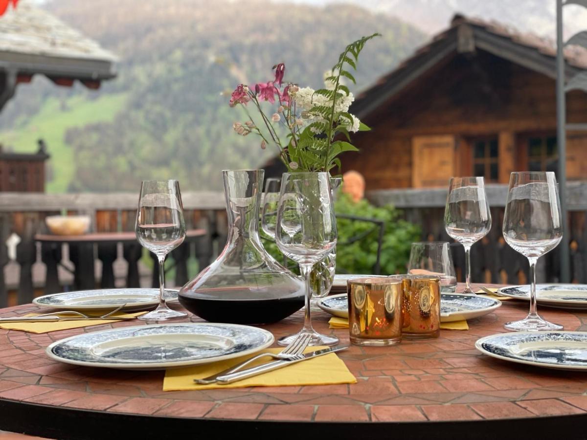 Chalet Rayon De Soleil Gryon Villars Luaran gambar