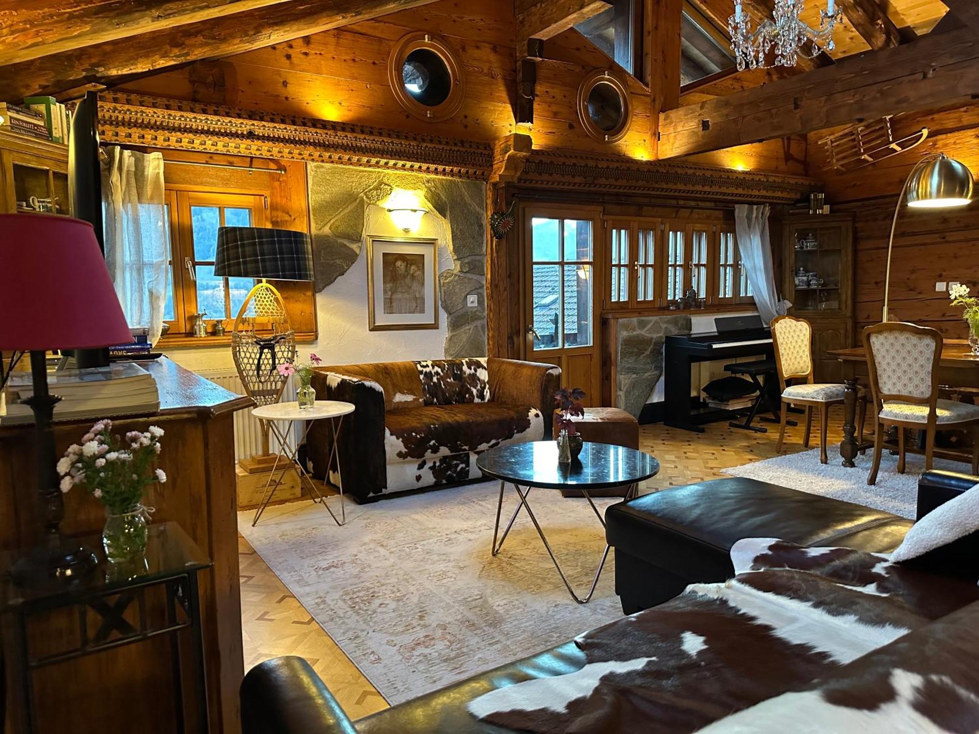Chalet Rayon De Soleil Gryon Villars Luaran gambar